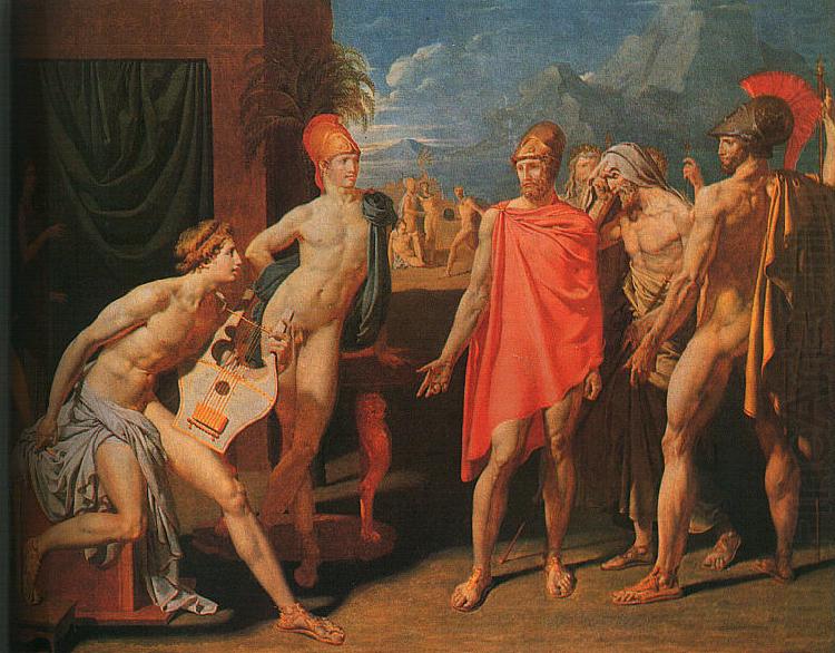 Jean-Auguste Dominique Ingres The Ambassadors of Agamemnon in the Tent of Achilles china oil painting image